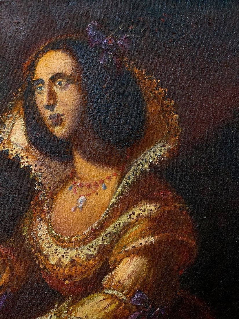 Oil painting 18th century lady Litvinov Oleg Arkad'yevich - 5