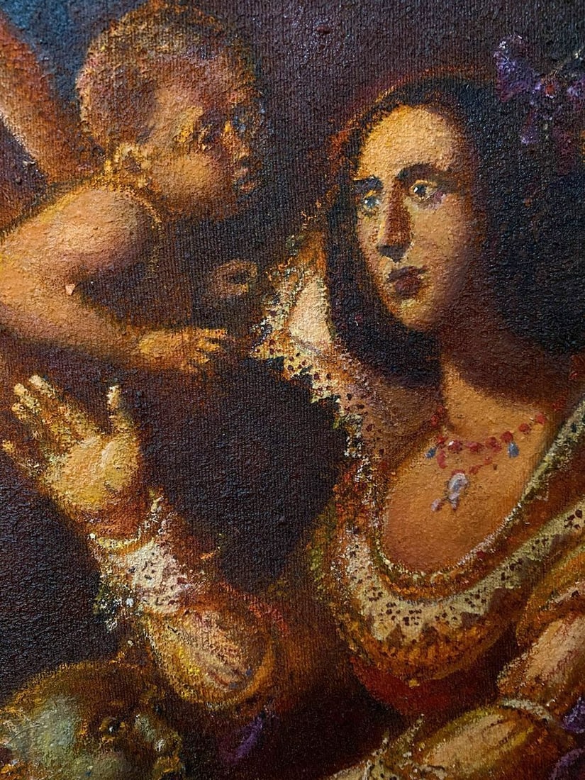 Oil painting 18th century lady Litvinov Oleg Arkad'yevich - 6