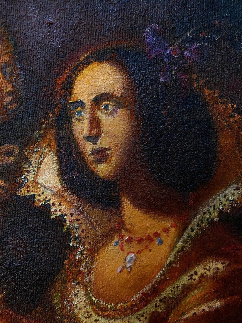 Oil painting 18th century lady Litvinov Oleg Arkad'yevich - 8