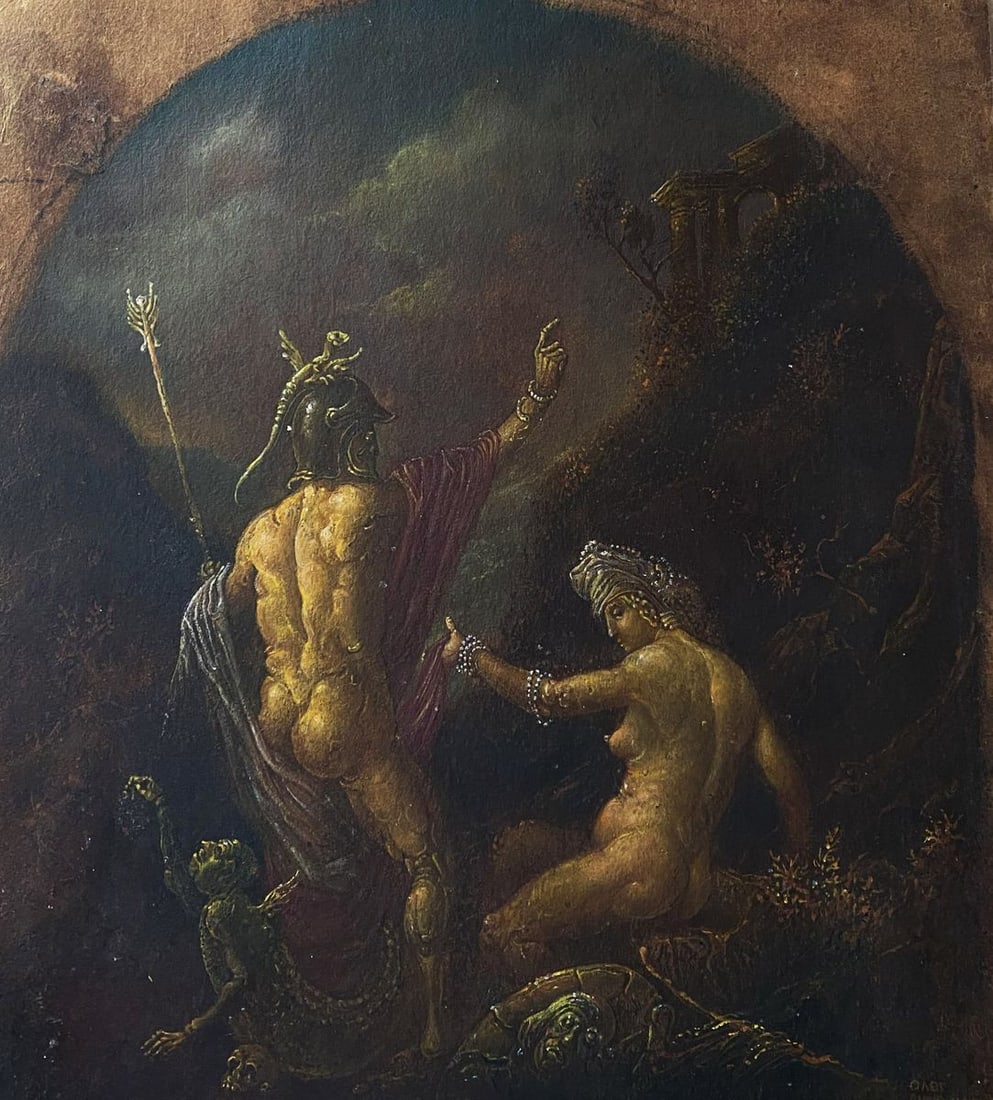 Oil painting Mars and Venus Litvinov Oleg Arkad'yevich (1 of 9)