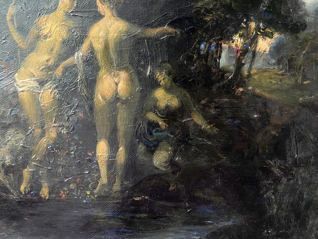 Oil painting Bathers Litvinov Oleg Arkad'yevich - 3