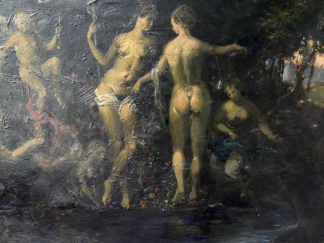 Oil painting Bathers Litvinov Oleg Arkad'yevich - 4