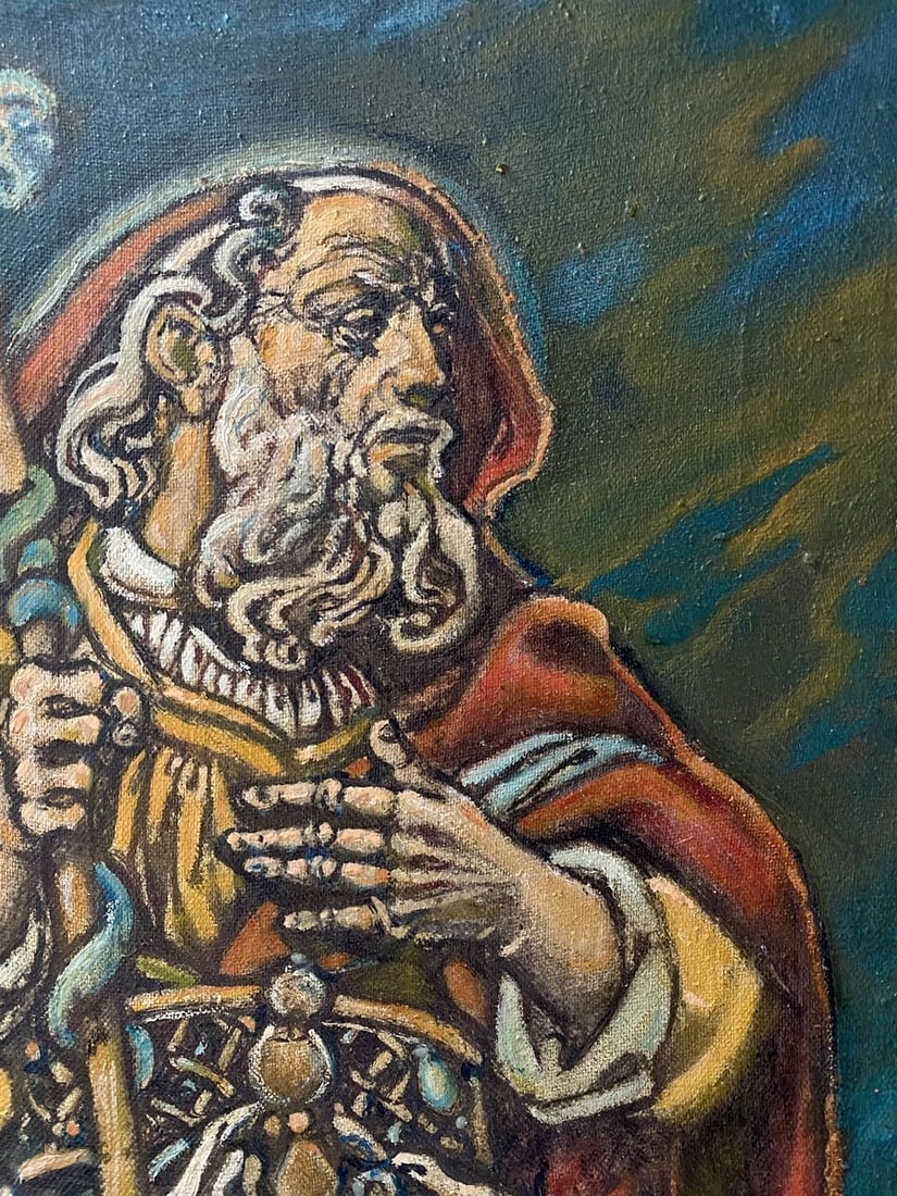 Oil painting Sacrifice of Abraham Litvinov Oleg Arkad'yevich - 7