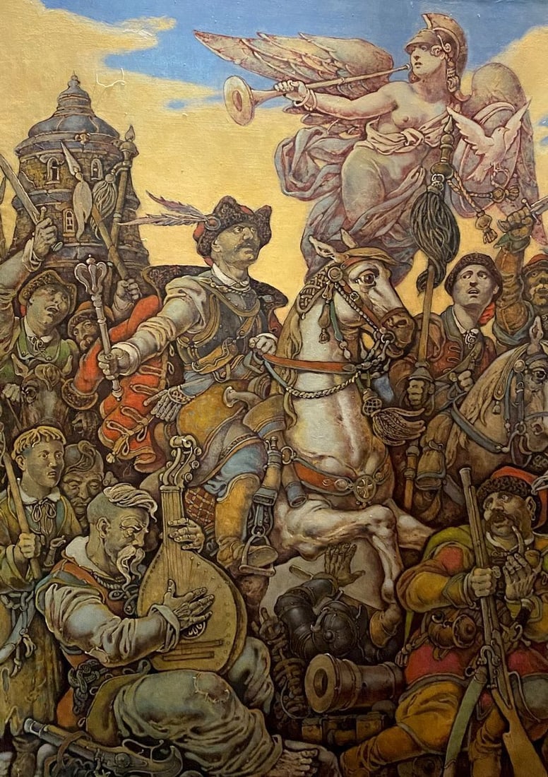 Oil painting Ivan Sirko in France Litvinov Oleg Arkad'yevich (1 of 10)