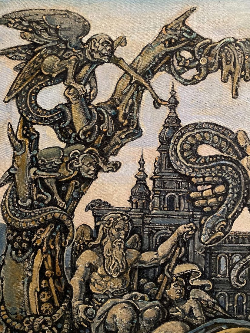 Oil painting Winter 2010 Litvinov Oleg Arkad'yevich - 7