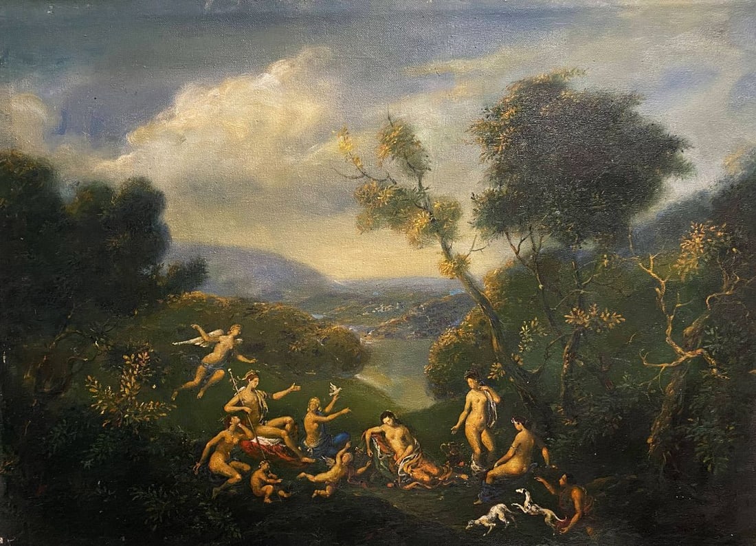 Oil painting Bacchus and Ariadne Litvinov Oleg Arkad'yevich (1 of 11)