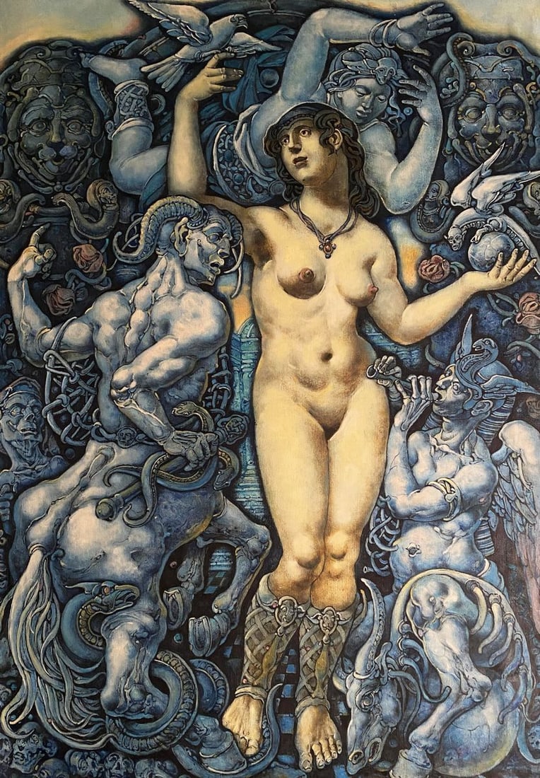 Oil painting Sleep Litvinov Oleg Arkad'yevich (1 of 12)