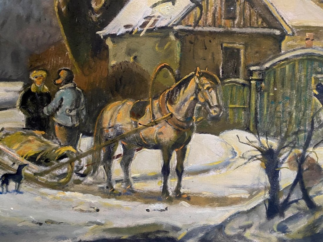 Oil painting To spring Litvinov Oleg Arkad'yevich - 2