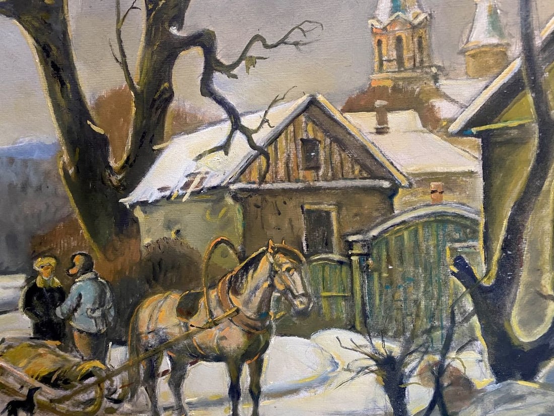 Oil painting To spring Litvinov Oleg Arkad'yevich - 4