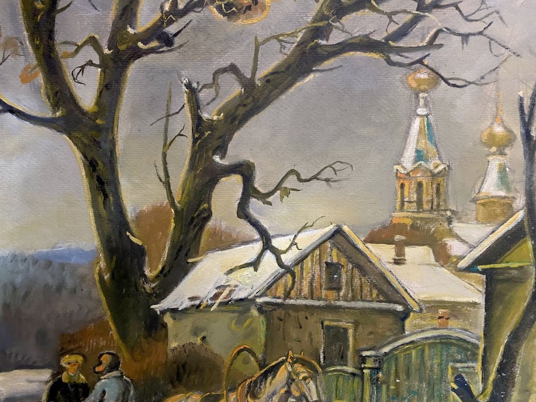 Oil painting To spring Litvinov Oleg Arkad'yevich - 5