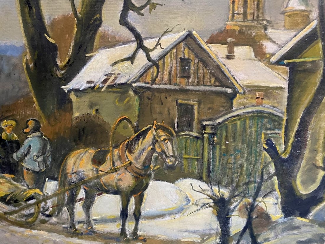 Oil painting To spring Litvinov Oleg Arkad'yevich - 8