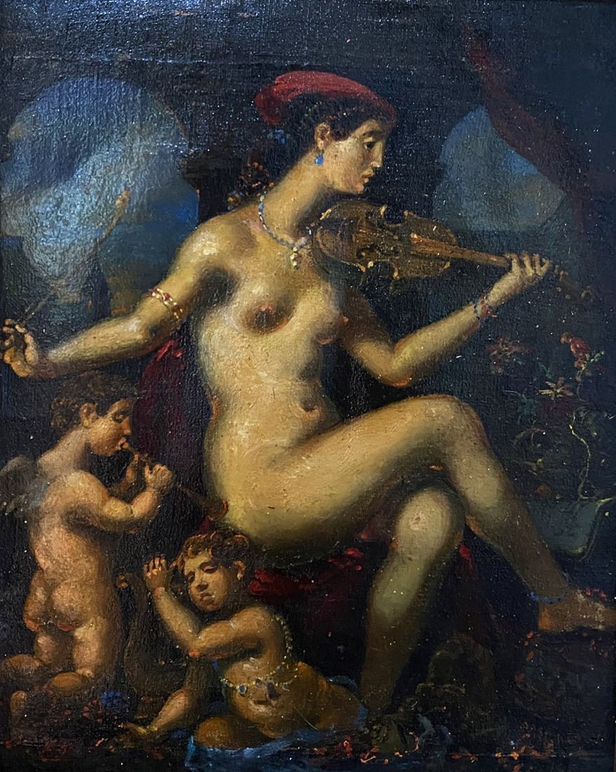 Oil painting Evening melody Litvinov Oleg Arkad'yevich (1 of 7)