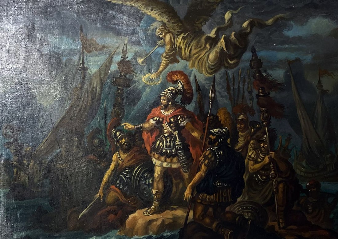 Oil painting Aeneas Alexander Arkadievich Litvinov (1 of 9)