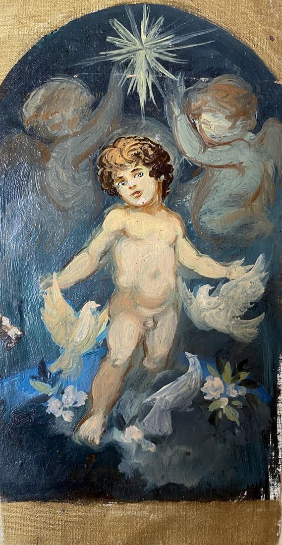 Oil painting Amur Alexander Arkadievich Litvinov (1 of 9)