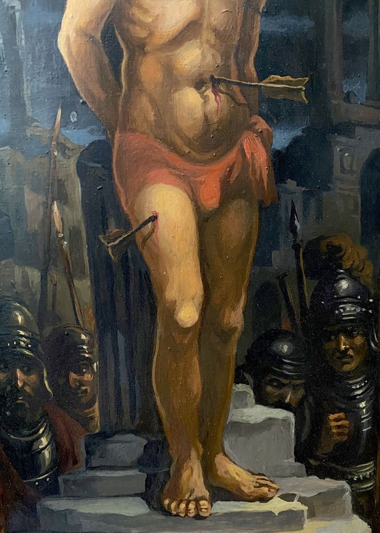 Oil painting Saint Sebastian Alexander Arkadievich Litvinov - 7