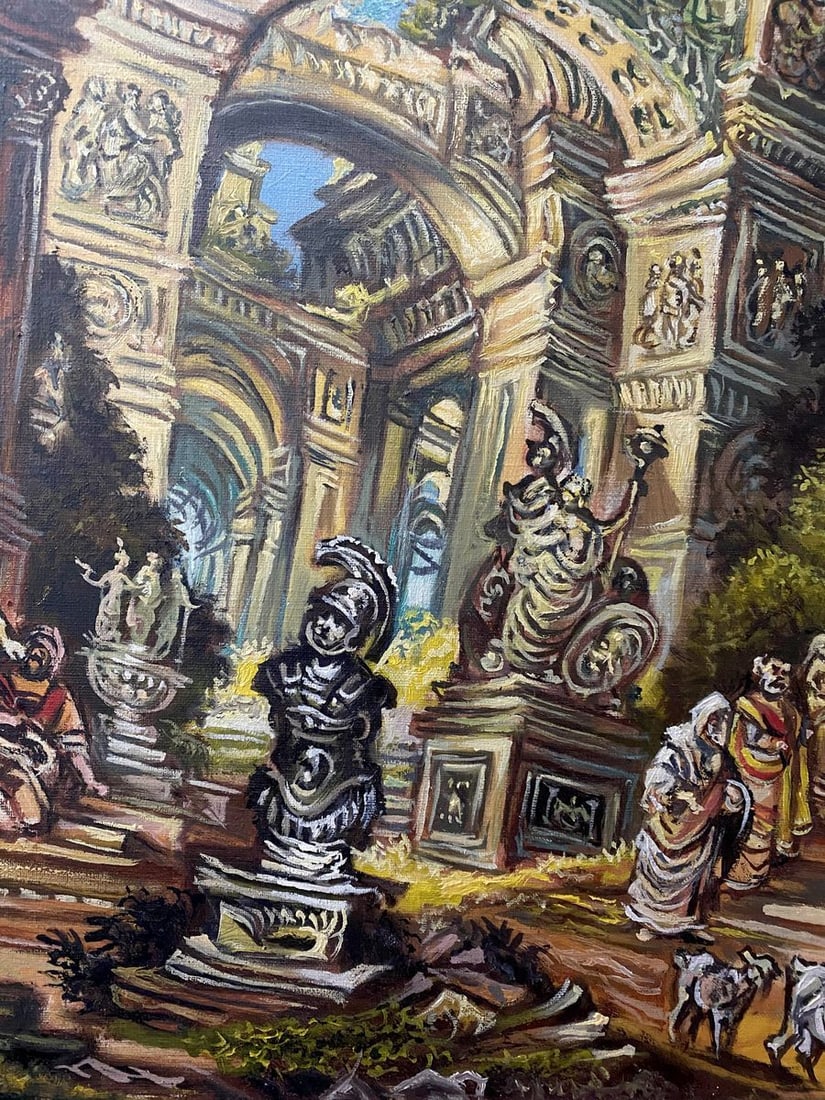 Oil painting In Rome Litvinov Oleg Arkad'yevich - 4