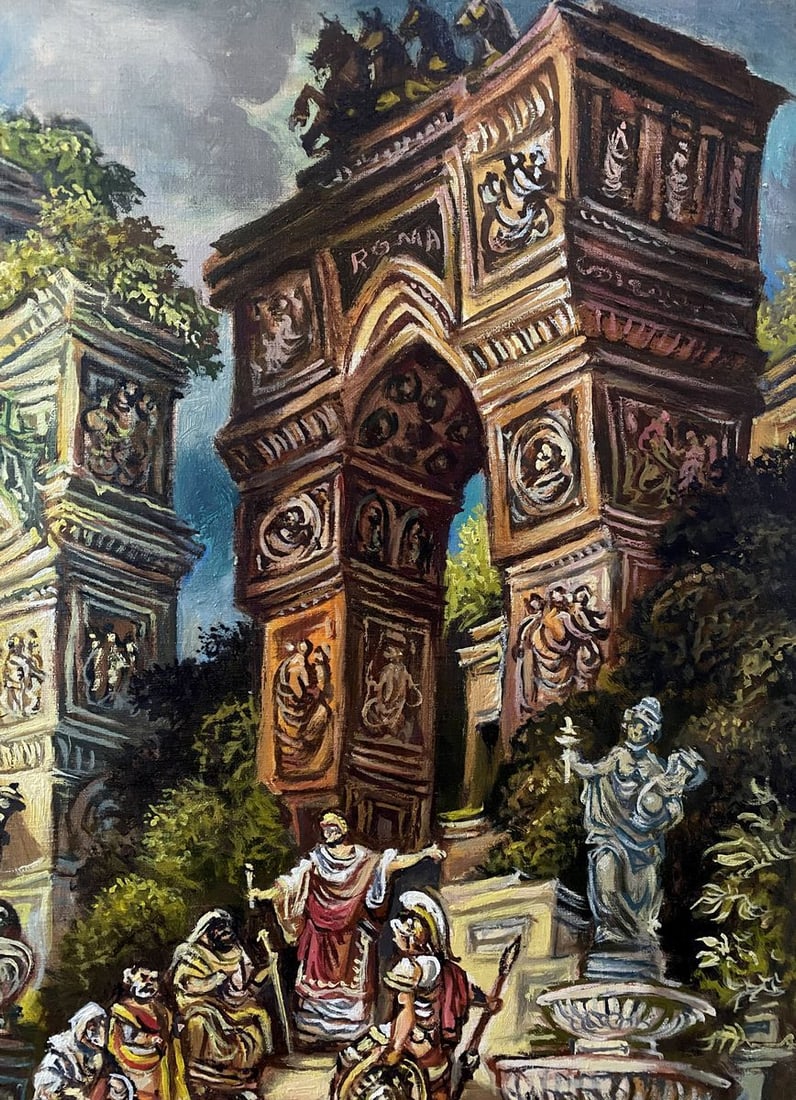 Oil painting In Rome Litvinov Oleg Arkad'yevich - 6