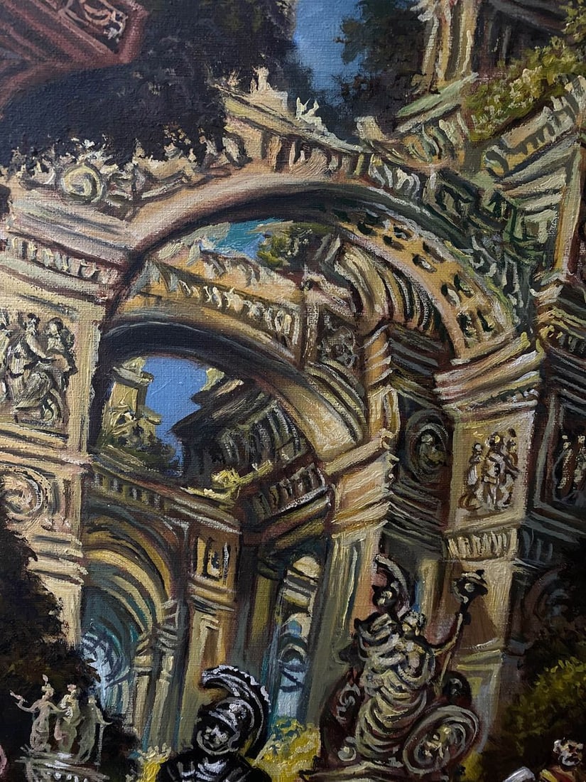 Oil painting In Rome Litvinov Oleg Arkad'yevich - 7