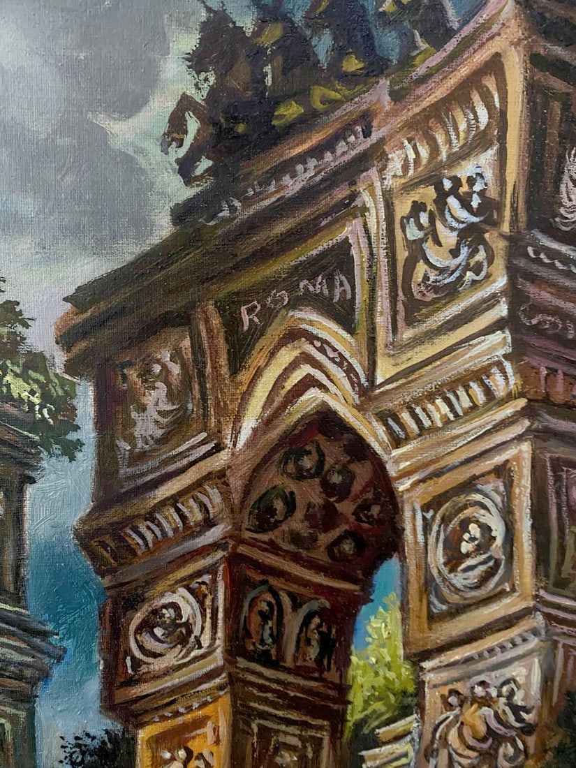 Oil painting In Rome Litvinov Oleg Arkad'yevich - 9