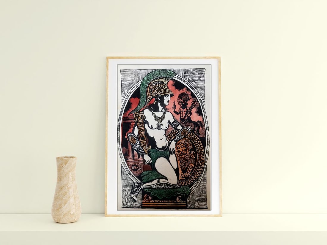 Colored pen painting Portrait of a legionnaire Alexander Arkadievich Litvinov - 2