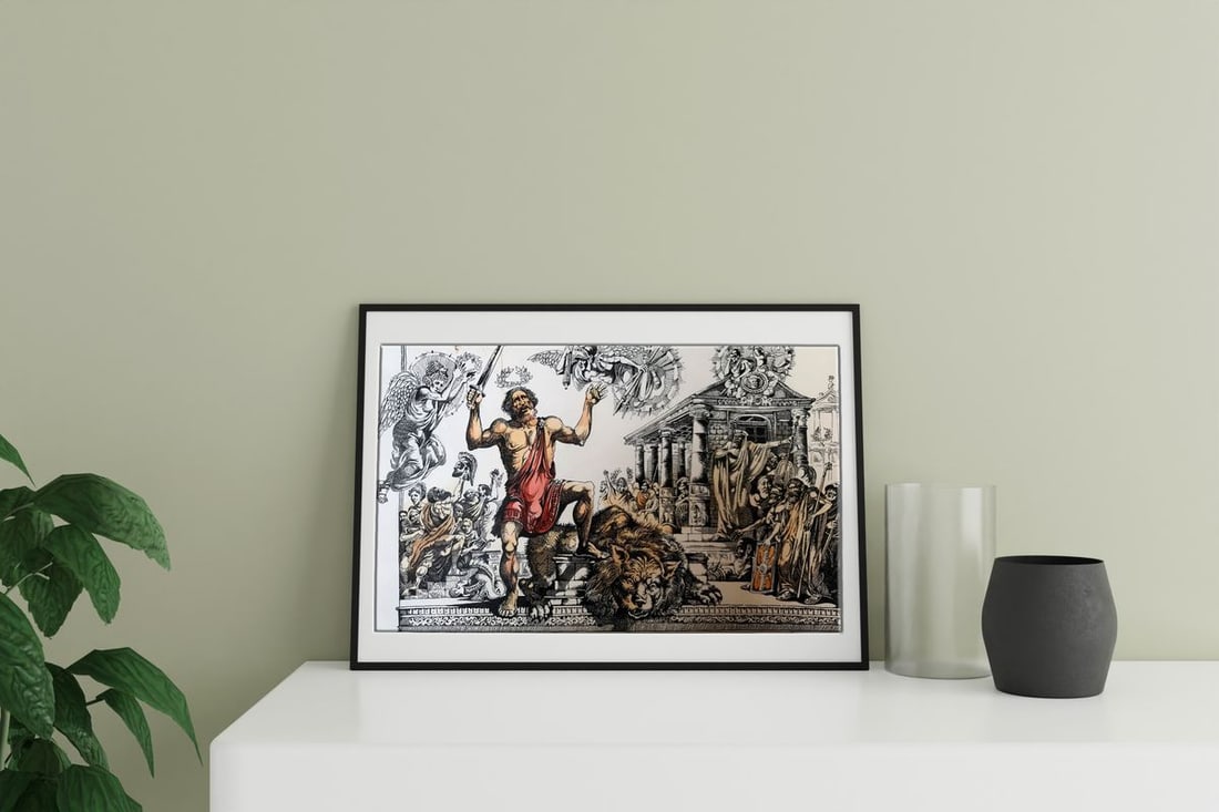 Pen painting Pantheon Alexander Arkadievich Litvinov - 2