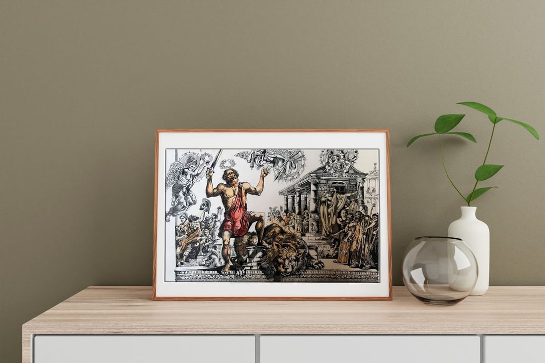 Pen painting Pantheon Alexander Arkadievich Litvinov - 3