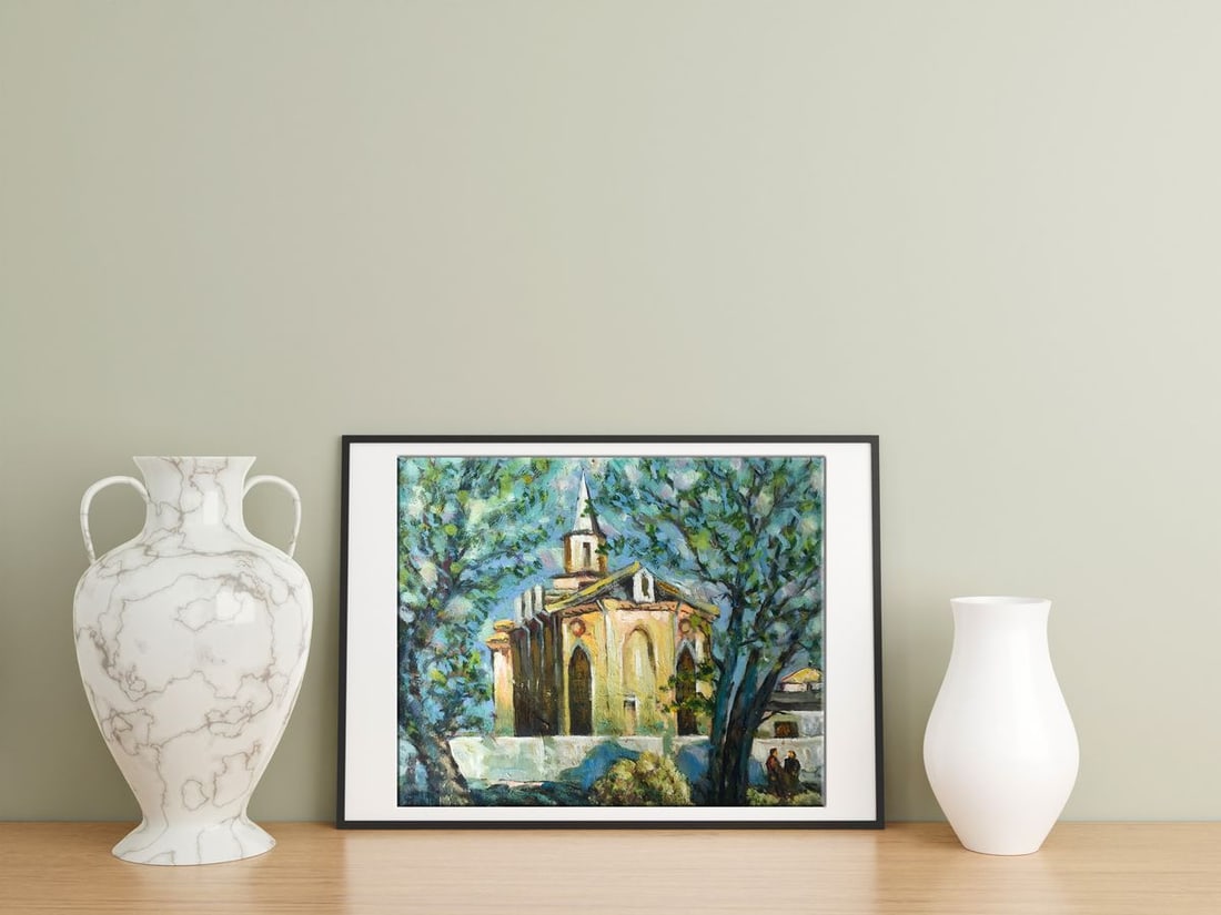 Oil painting Church in Sumy Shapoval Ivan Leontyevich - 3