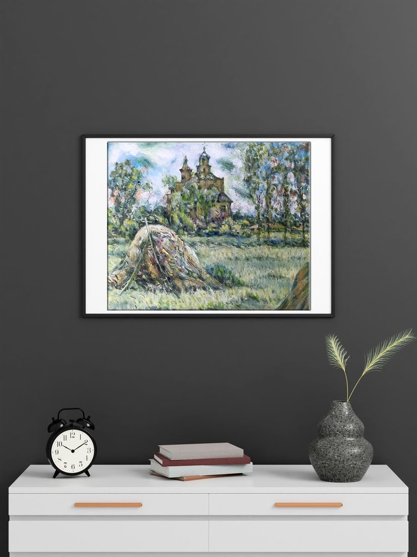 Oil painting Intercession Church Shapoval Ivan Leontyevich - 2