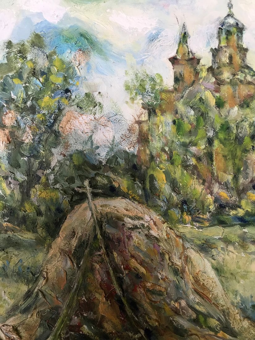 Oil painting Intercession Church Shapoval Ivan Leontyevich - 4