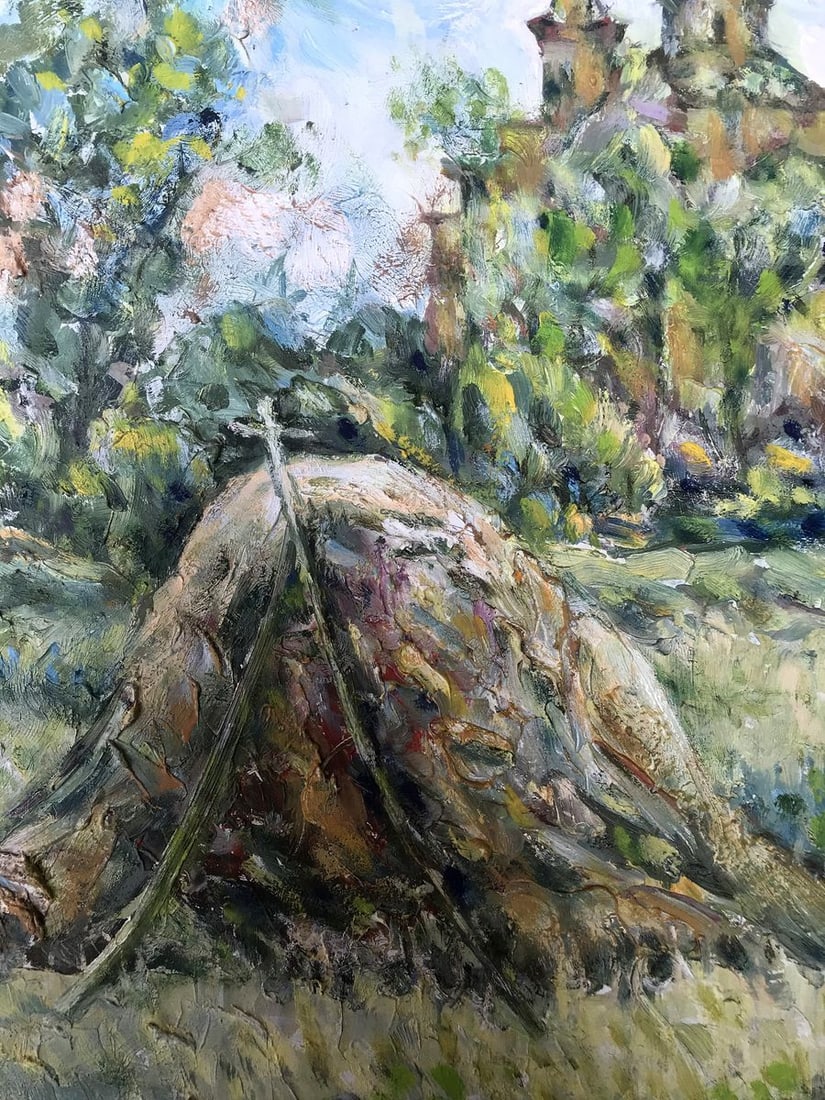 Oil painting Intercession Church Shapoval Ivan Leontyevich - 5