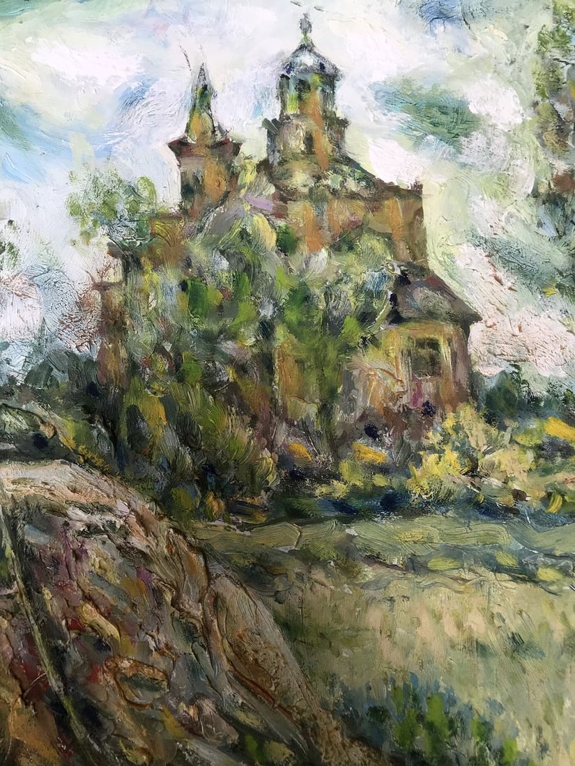 Oil painting Intercession Church Shapoval Ivan Leontyevich - 6
