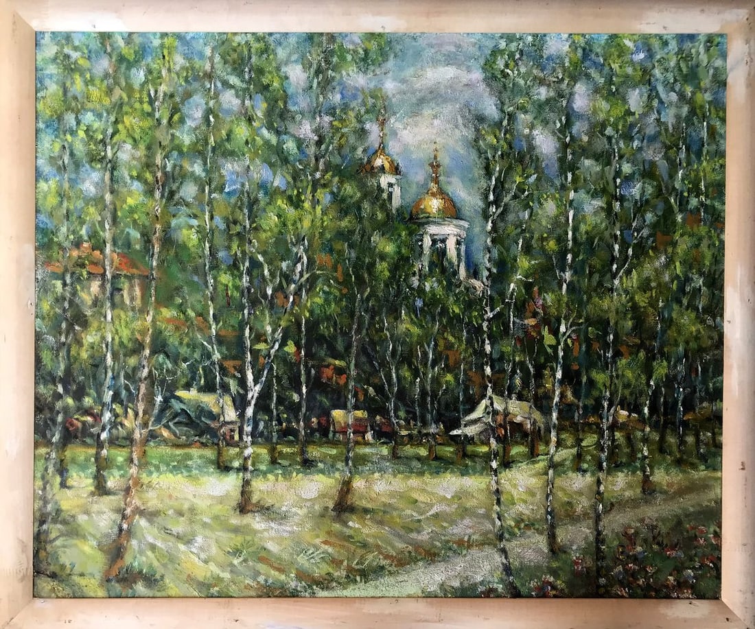 Oil painting Sumy birches Shapoval Ivan Leontyevich (1 of 13)