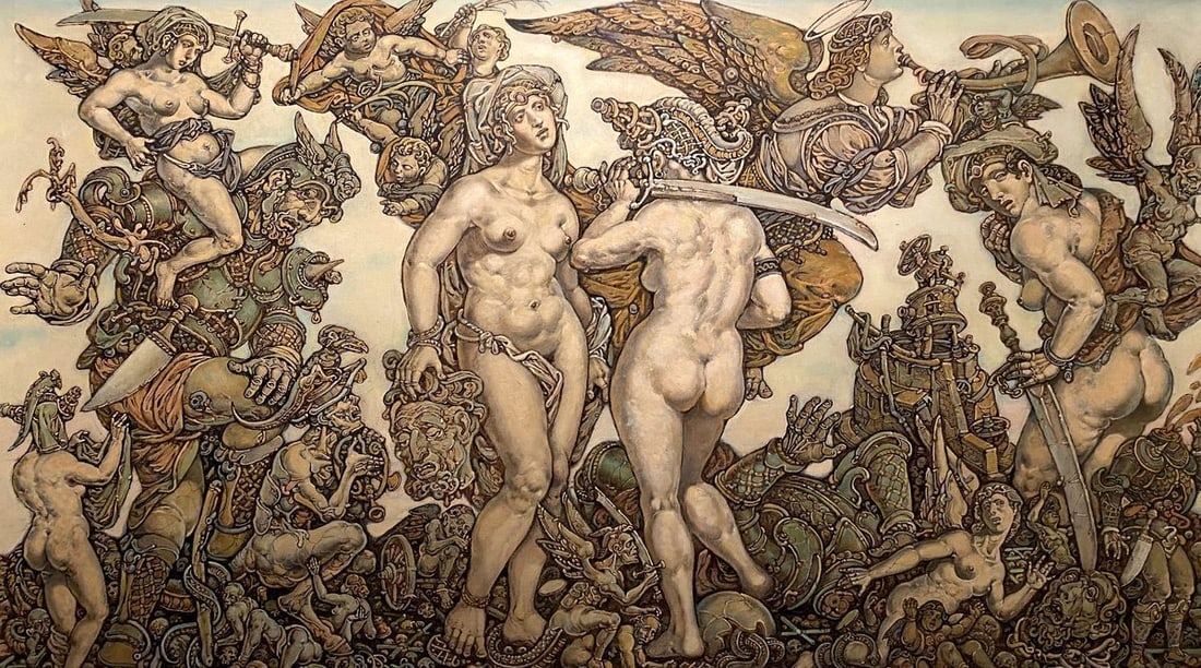 Oil painting Judith Litvinov Oleg Arkad'yevich (1 of 14)