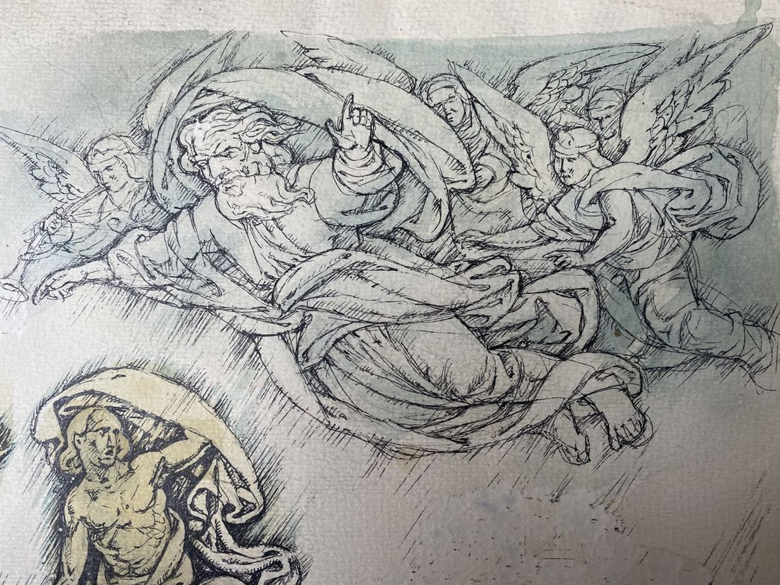 Watercolor ,mascara, painting Series of paintings "Bible" Litvinov Oleg Arkad'yevich - 8