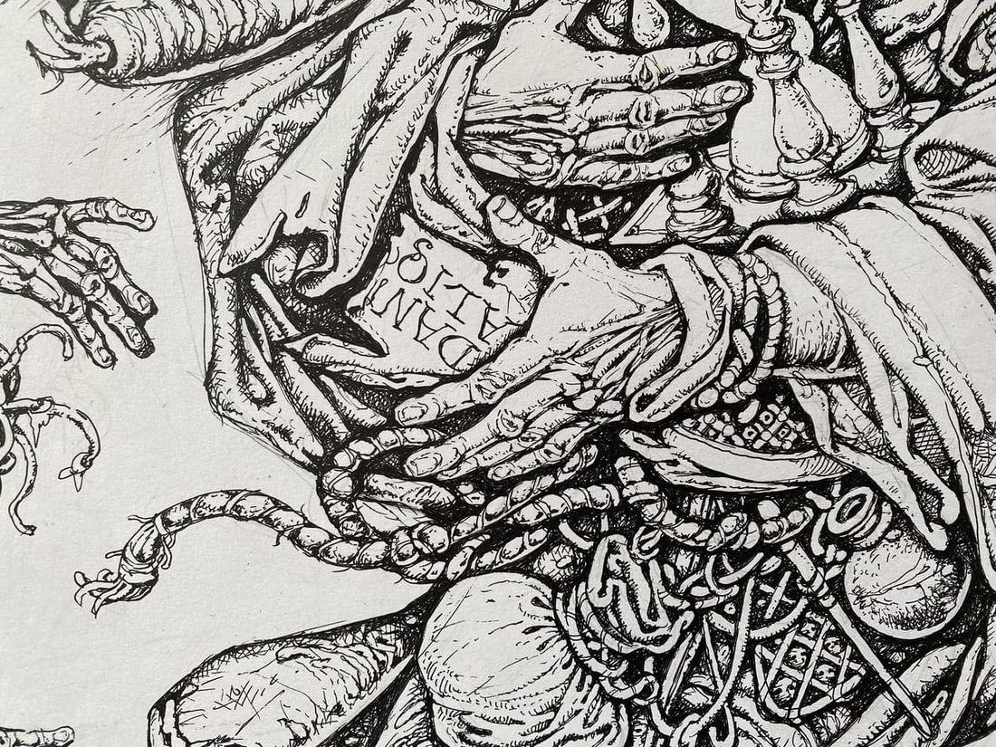 Mascara, painting Dante Litvinov Oleg Arkad'yevich - 10