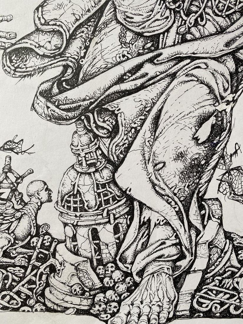 Mascara, painting Dante Litvinov Oleg Arkad'yevich - 3