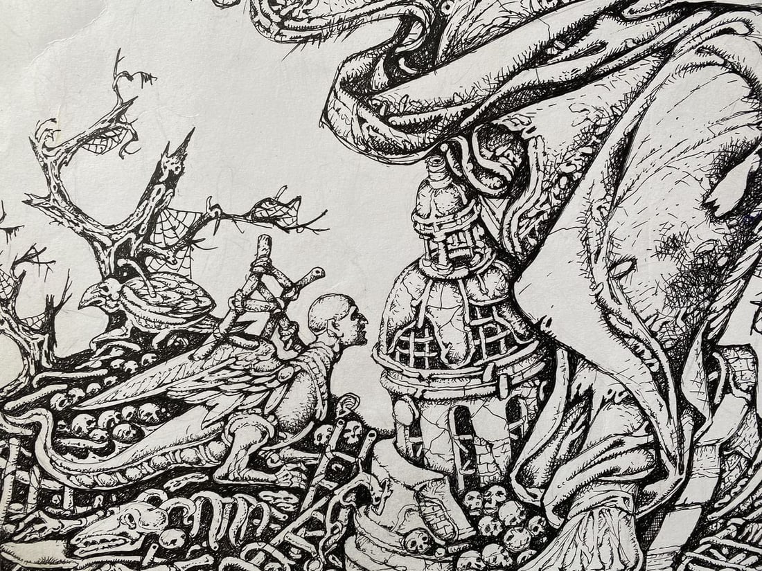 Mascara, painting Dante Litvinov Oleg Arkad'yevich - 4