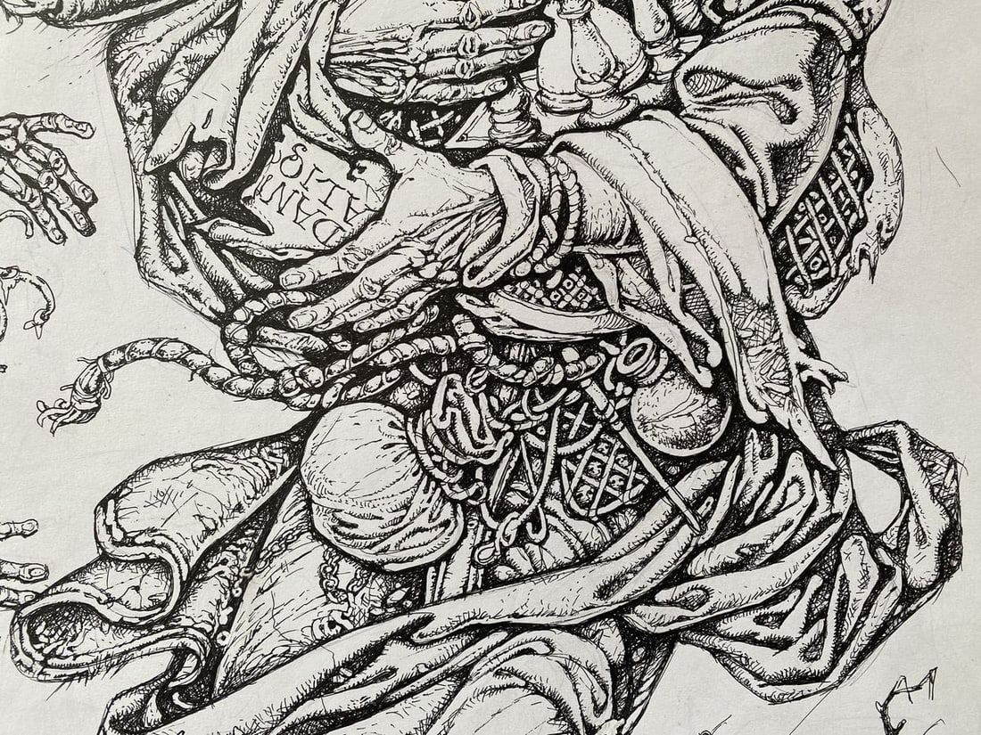 Mascara, painting Dante Litvinov Oleg Arkad'yevich - 6