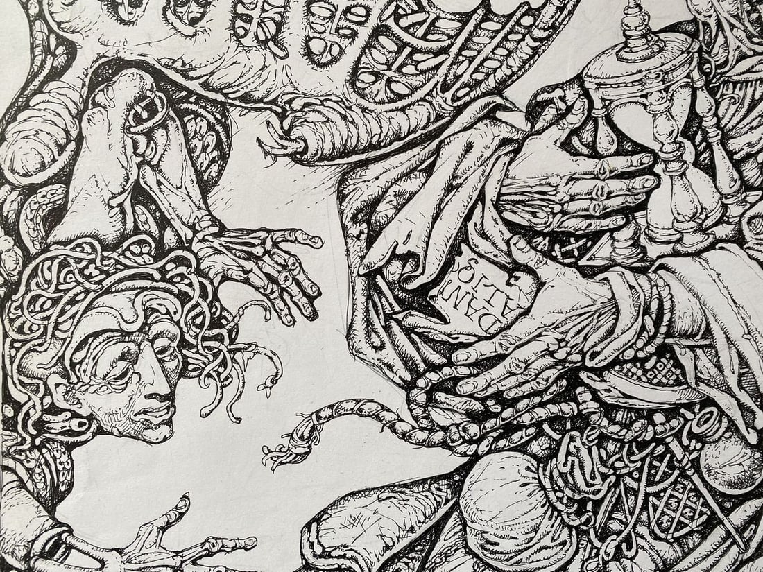 Mascara, painting Dante Litvinov Oleg Arkad'yevich - 7