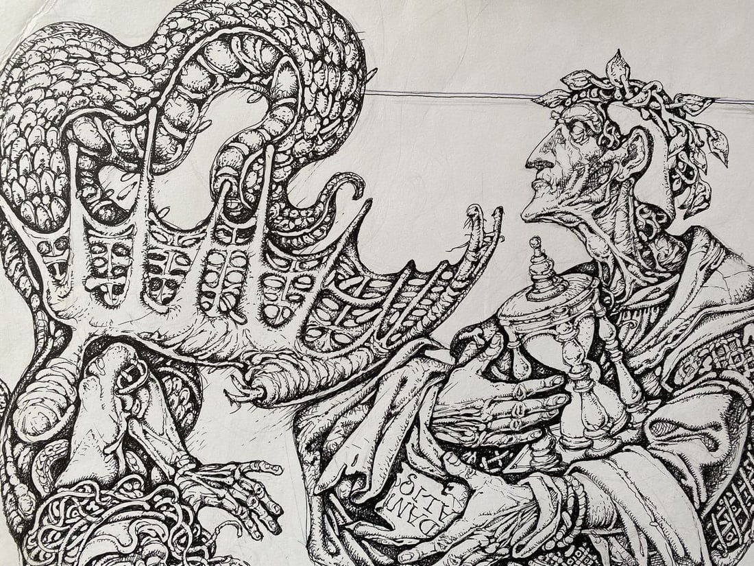 Mascara, painting Dante Litvinov Oleg Arkad'yevich - 8