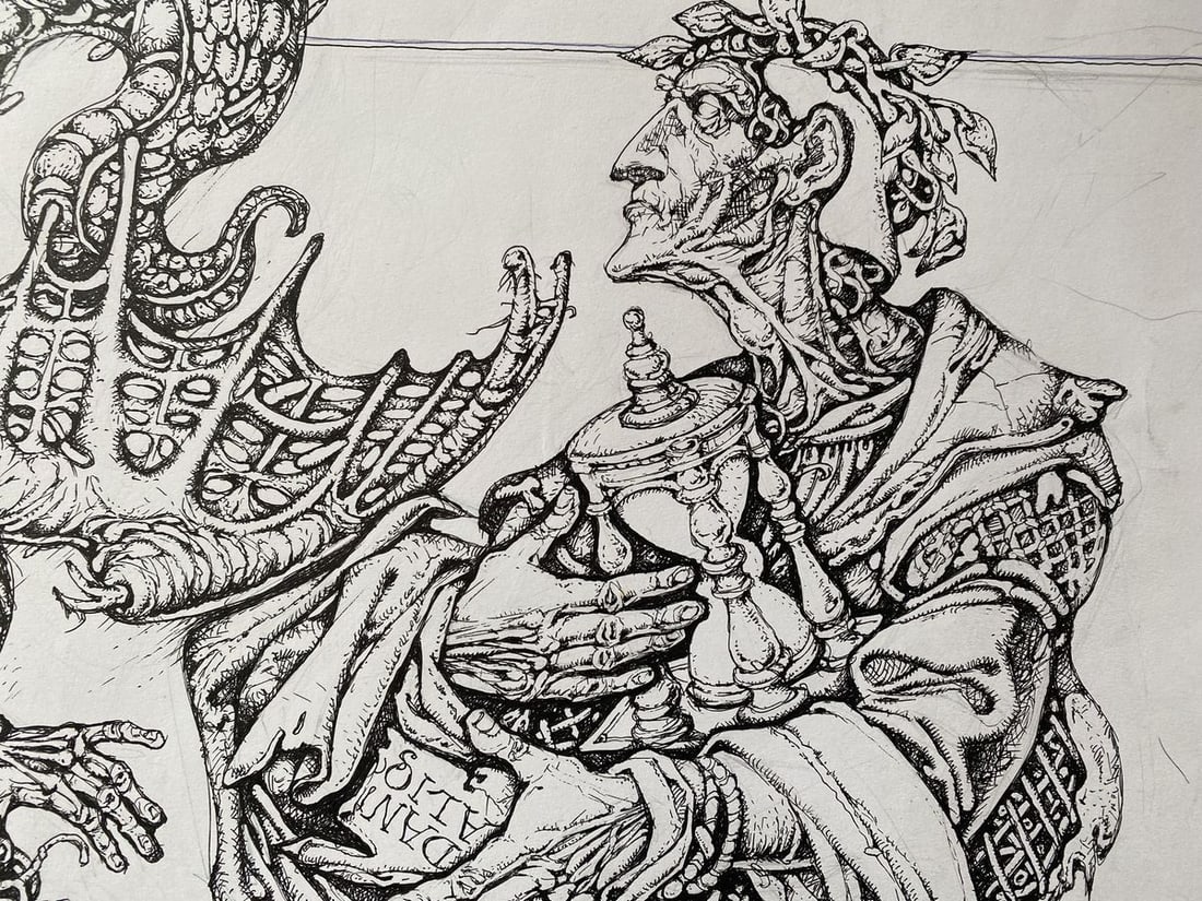 Mascara, painting Dante Litvinov Oleg Arkad'yevich - 9