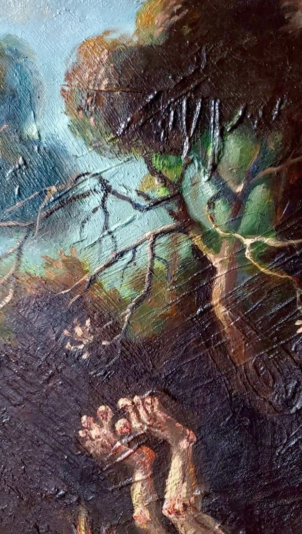 Oil painting The Fall of Icarus Litvinov Daniil Olegovich - 5