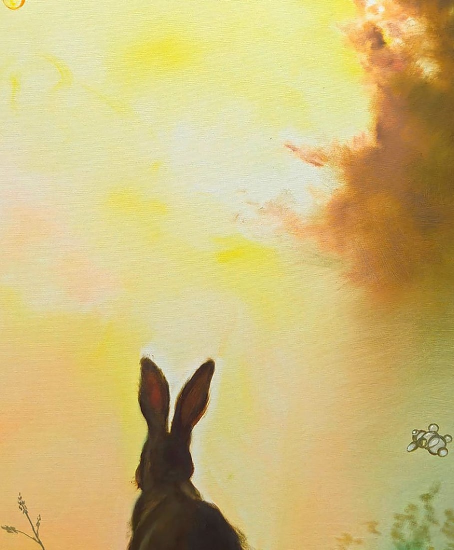 Oil painting Hare in the Fog Igor Konovalov - 8