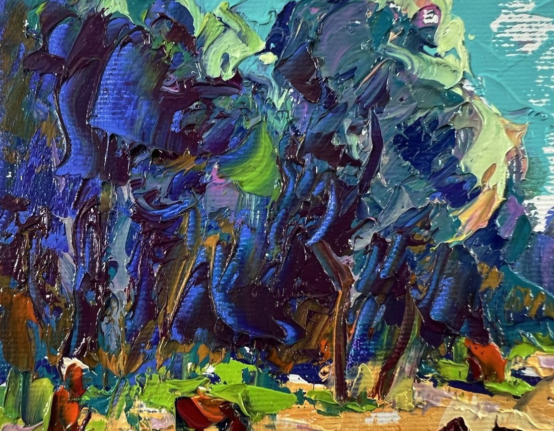 Oil painting Flock in the meadows Oleksiy Ivanyuk - 7