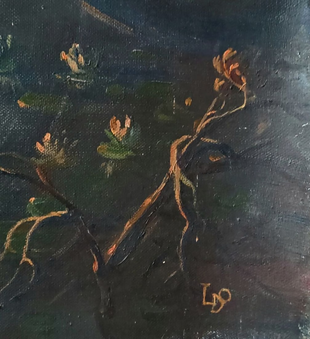 Oil painting Fairytale night in the forest Daniil Litvinov - 5