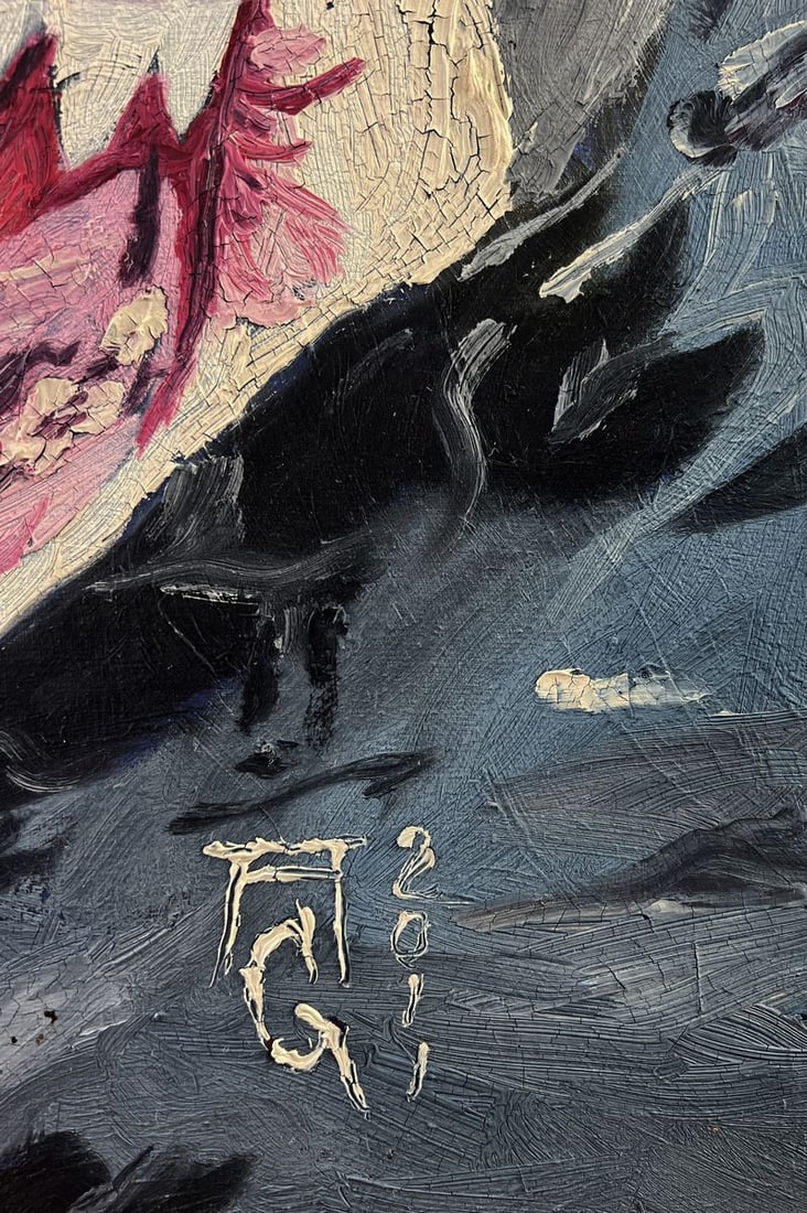 Oil painting Dancing with a Shark Oleksandr Gukalov - 9