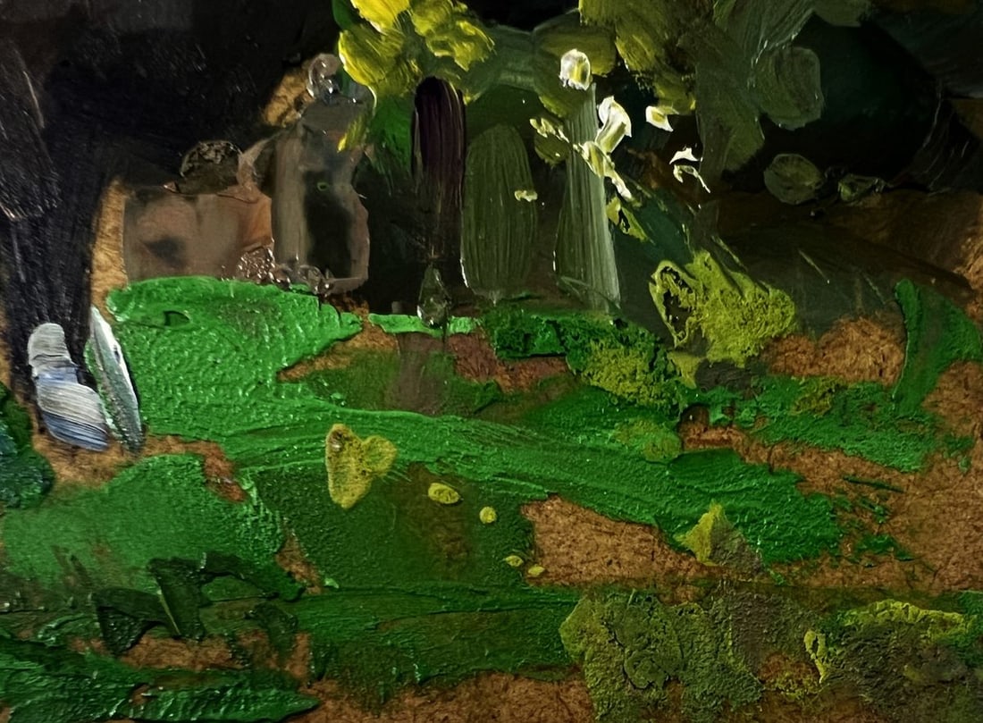 Oil painting A cow near the house Yuriy Suprunchuk - 5