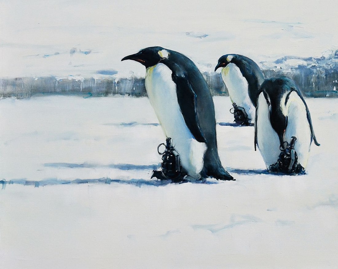 Oil painting Cold Gulf Sream Oleg Kateryniuk - 4