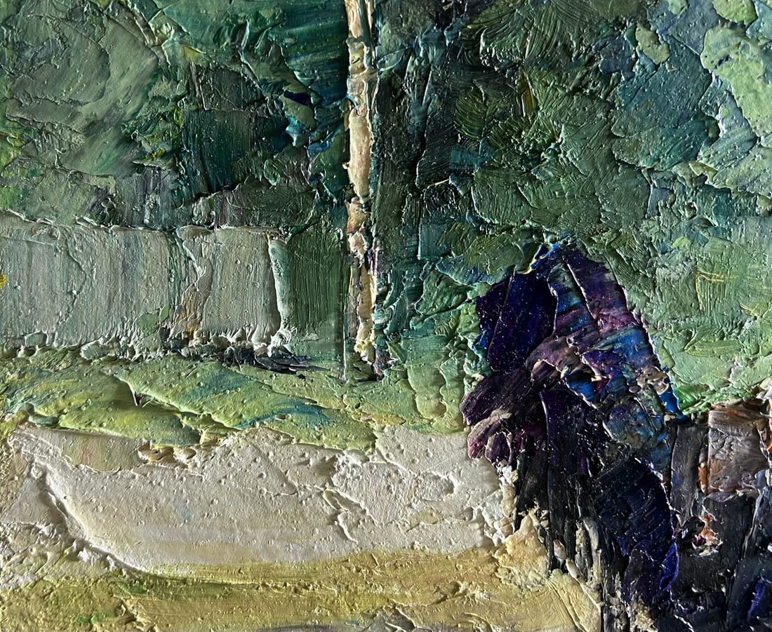 Oil painting Master of the yard Boris Serdyuk - 4