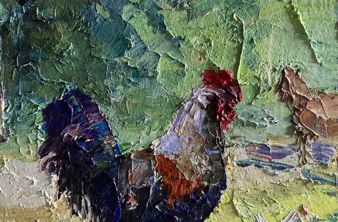 Oil painting Master of the yard Boris Serdyuk - 5